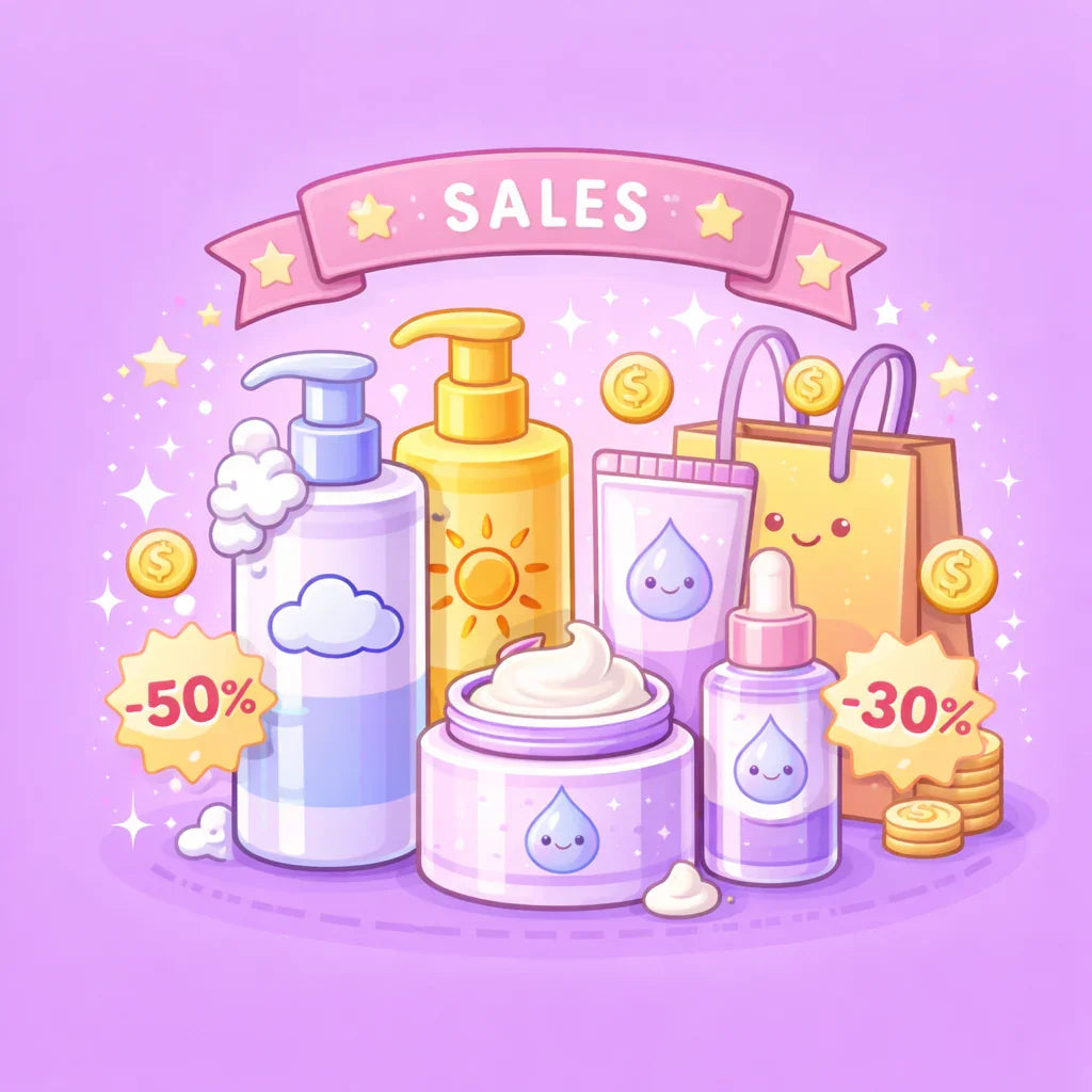 rabatt, sales, korean skincare sales, products on sale,