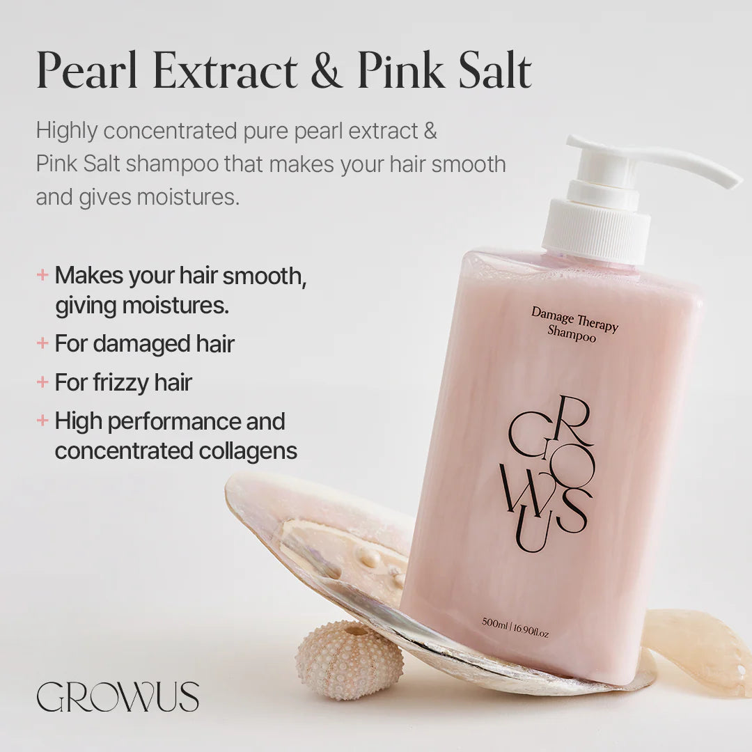 GROWUS-Damage Therapy Shampoo 500ml - Seoulma-skincare