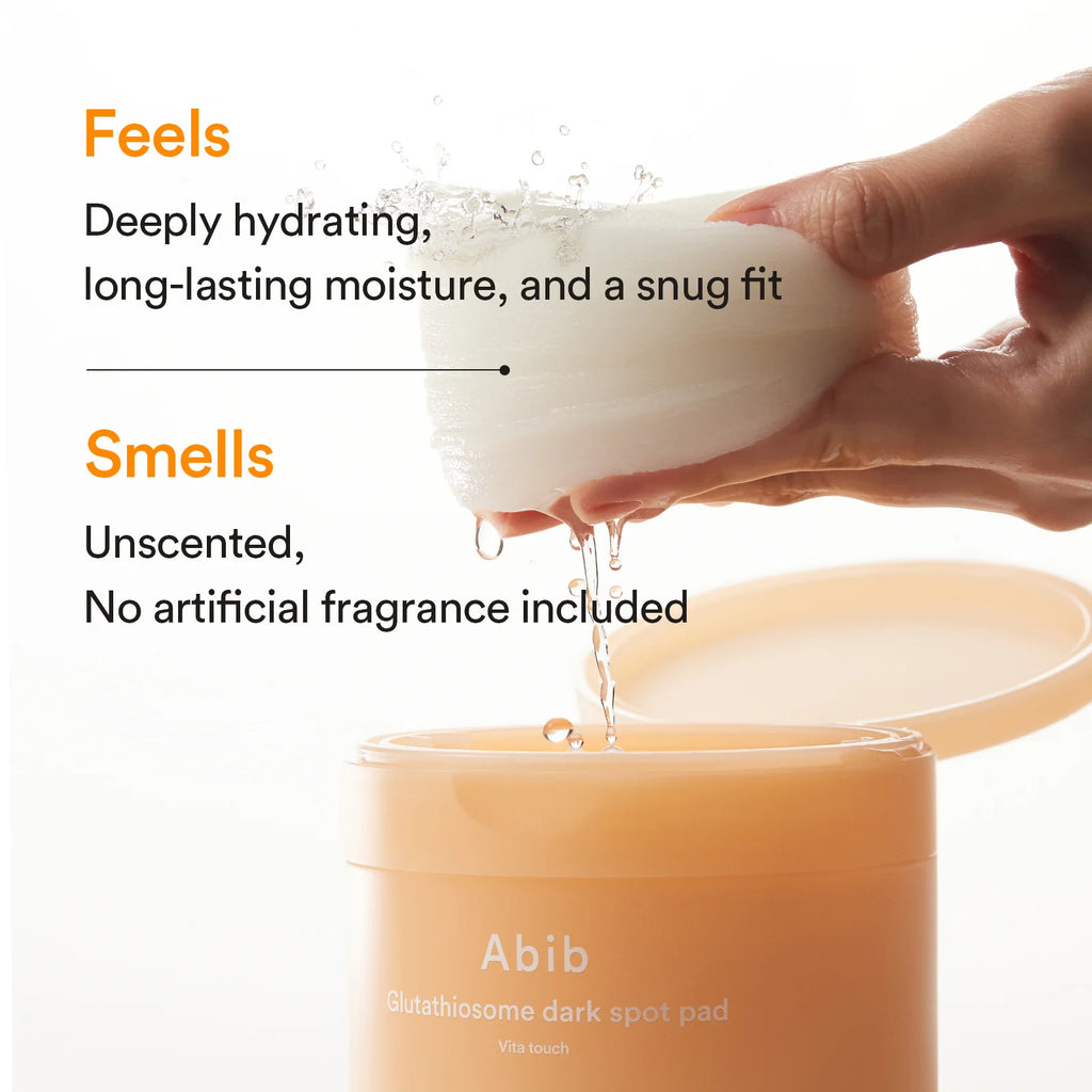 Abib Glutathiosome Dark Spot Pad Vita Touch, 60 pads, 220ml - Seoulma-skincare
