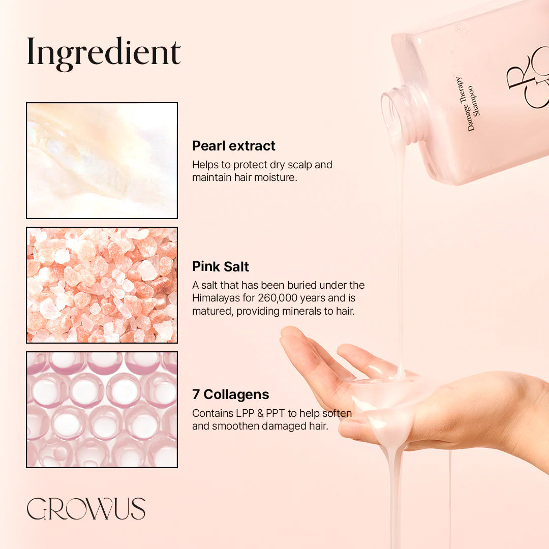 GROWUS-Damage Therapy Shampoo 500ml - Seoulma-skincare