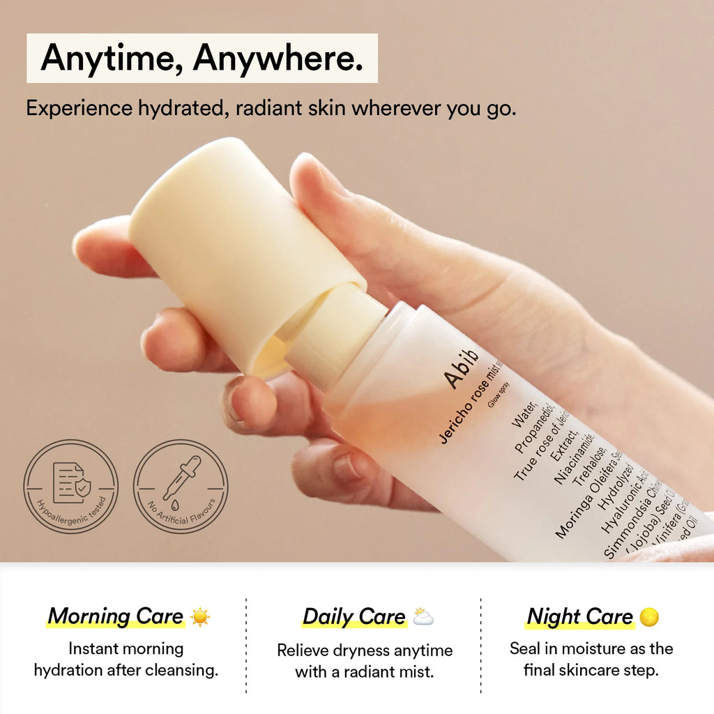 Abib – Jericho Rose Mist Serum Glow Spray, 100ml - Seoulma-skincare