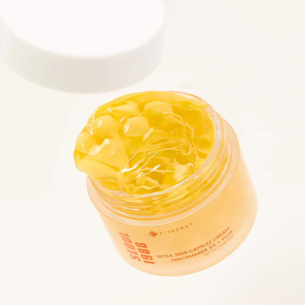 K-SECRET - SEOUL 1988 Capsule Cream: Niacinamide 5% + Yuja - 50ml - Seoulma-skincare