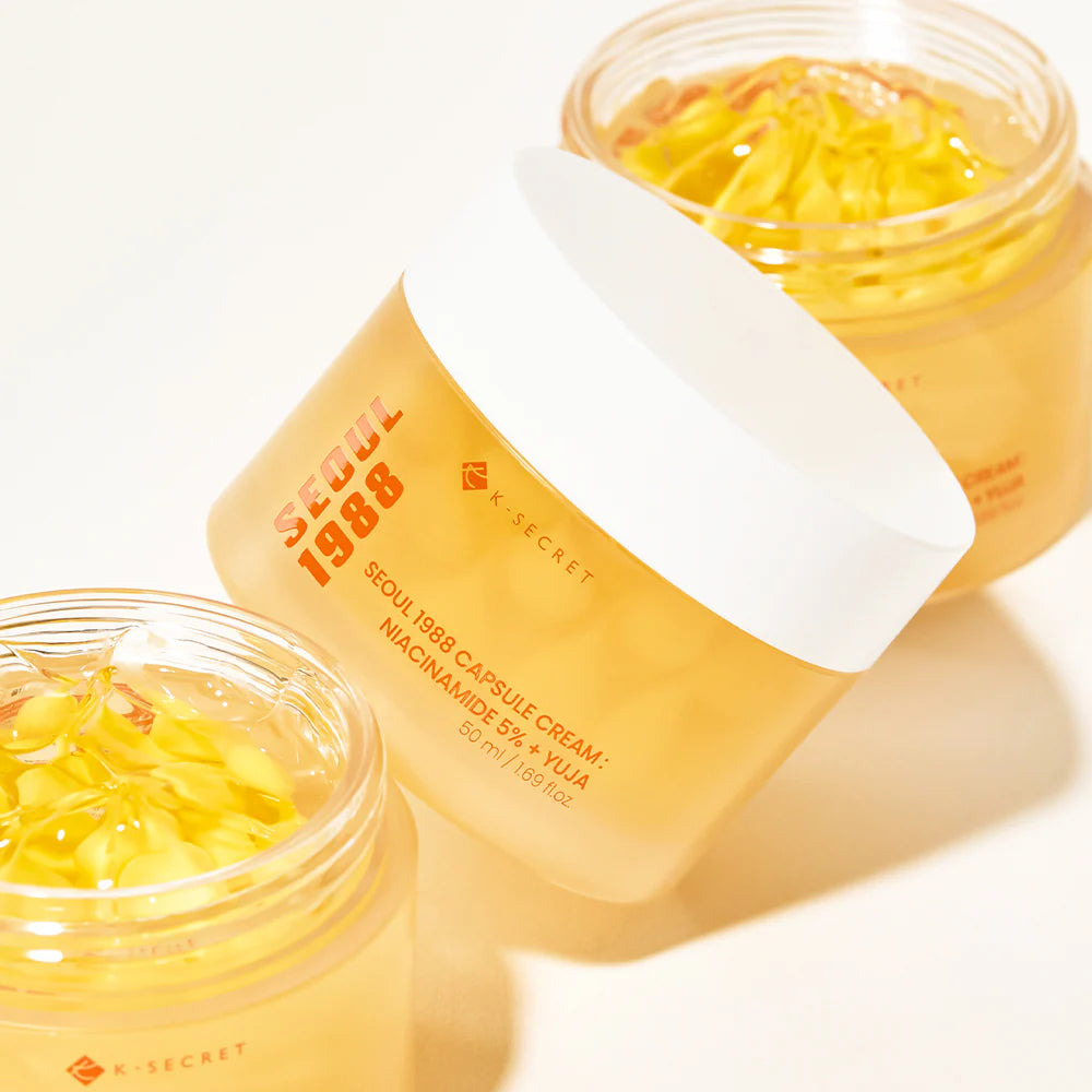 K-SECRET - SEOUL 1988 Capsule Cream: Niacinamide 5% + Yuja - 50ml - Seoulma-skincare