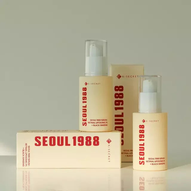 K-SECRET – SEOUL 1988 Serum : Retinal Liposome 2% + Black Ginseng – 30ml - Seoulma-skincare