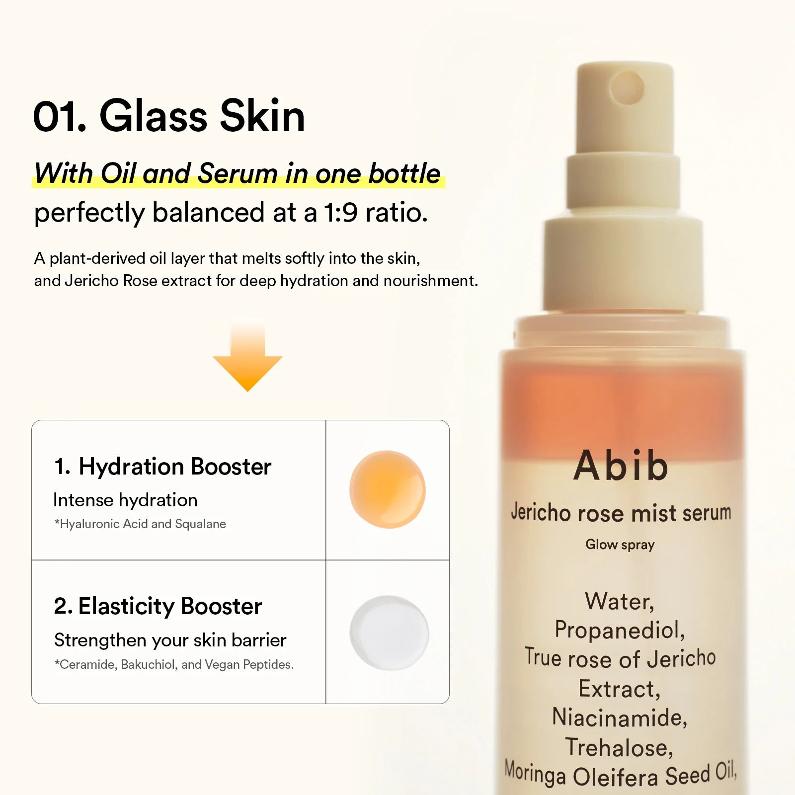 Abib – Jericho Rose Mist Serum Glow Spray, 100ml - Seoulma-skincare