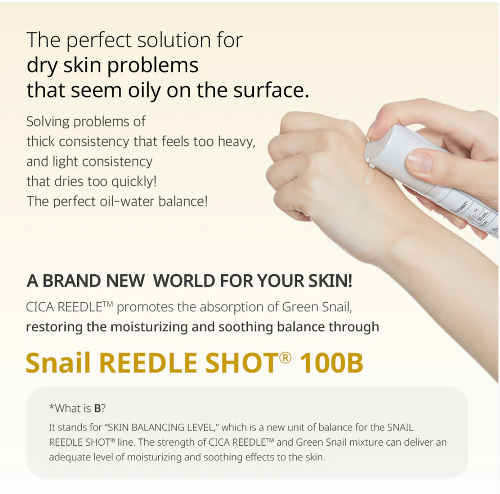 VT Cosmetics, Snail Reedle Shot 100B, 50 ml - Seoulma-skincare