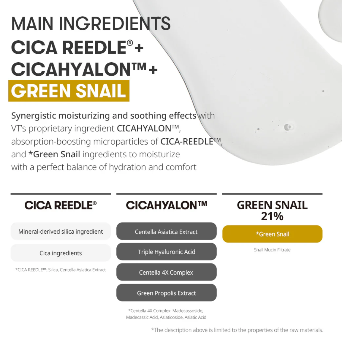 VT Cosmetics, Snail Reedle Shot 100B, 50 ml - Seoulma-skincare