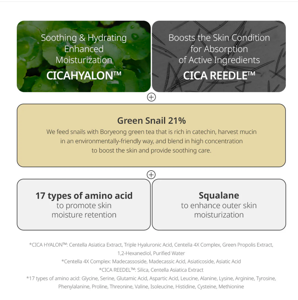 VT Cosmetics, Snail Reedle Shot 100B, 50 ml - Seoulma-skincare