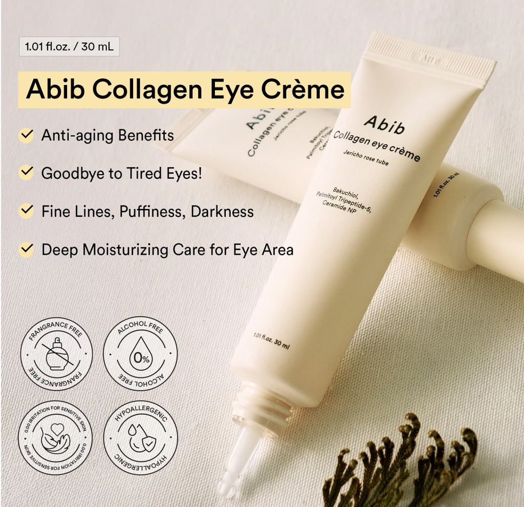 Abib Collagen Eye Creme Jericho Rose Tube, 30ml - Seoulma-skincare