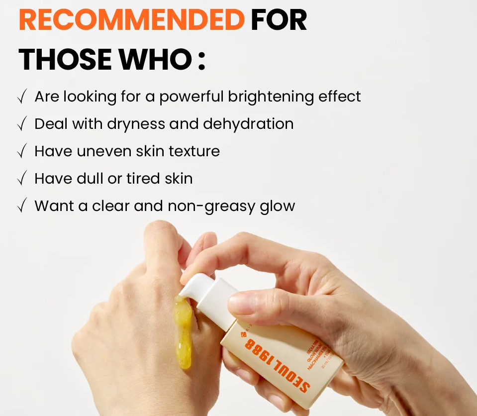 K-SECRET SEOUL 1988 Glow Serum : Niacinamide 15% + Yuja