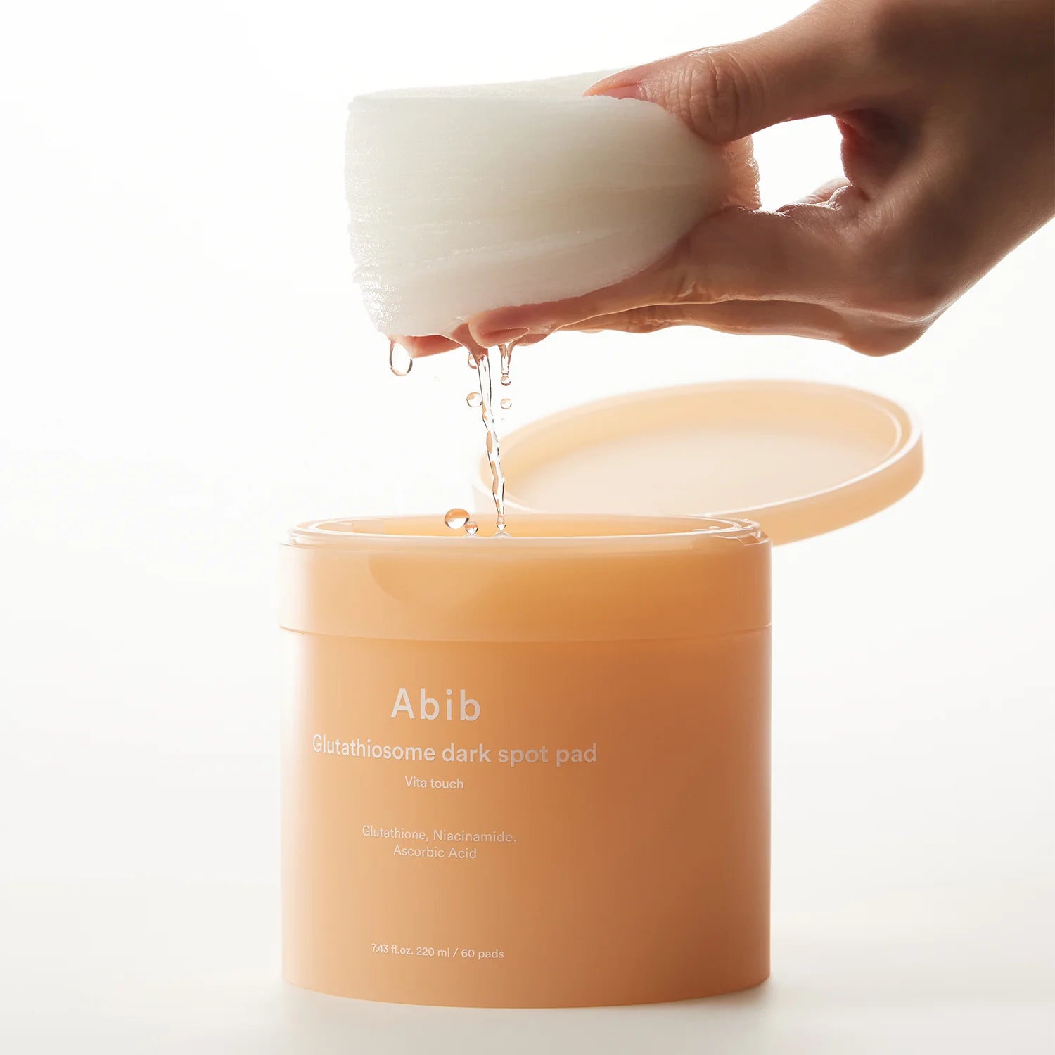 Abib Glutathiosome Dark Spot Pad Vita Touch, 60 pads, 220ml - Seoulma-skincare