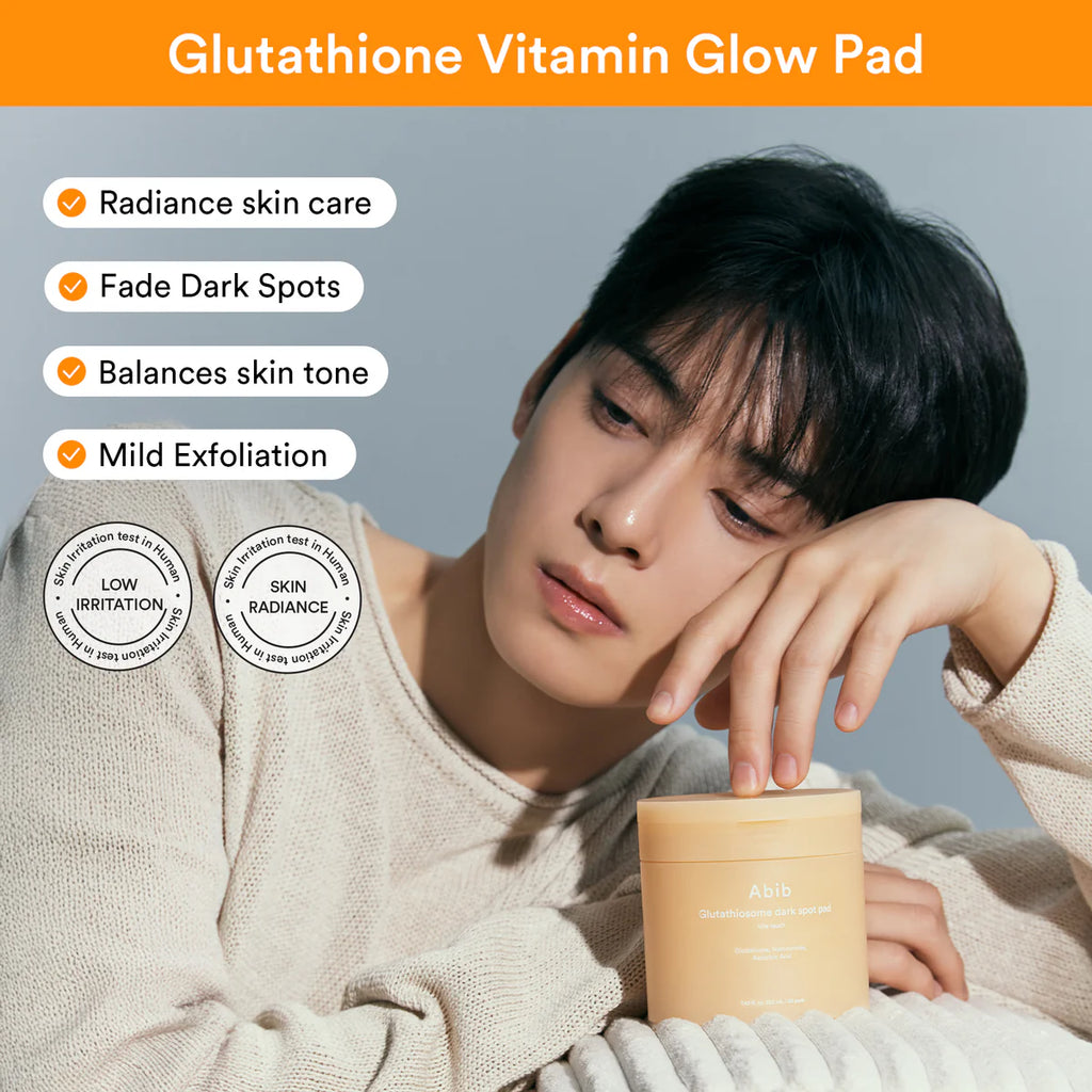 Abib Glutathiosome Dark Spot Pad Vita Touch, 60 pads, 220ml - Seoulma-skincare