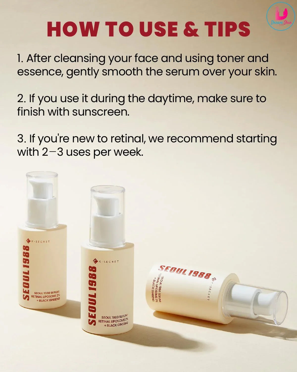 K-SECRET – SEOUL 1988 Serum : Retinal Liposome 2% + Black Ginseng – 30ml - Seoulma-skincare