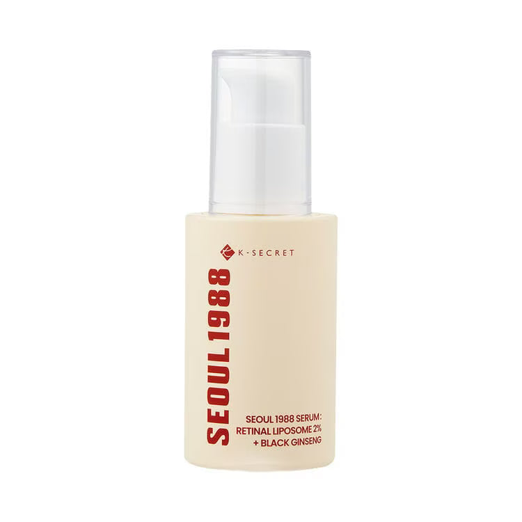 K-SECRET – SEOUL 1988 Serum : Retinal Liposome 2% + Black Ginseng – 30ml