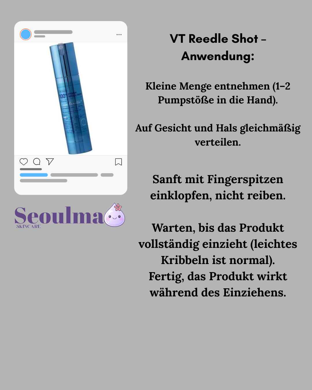 VT Cosmetics - Hydrop Reedle Shot 100hL - Moisturizing Microneedle Face Booster 50 ml - Seoulma-skincare