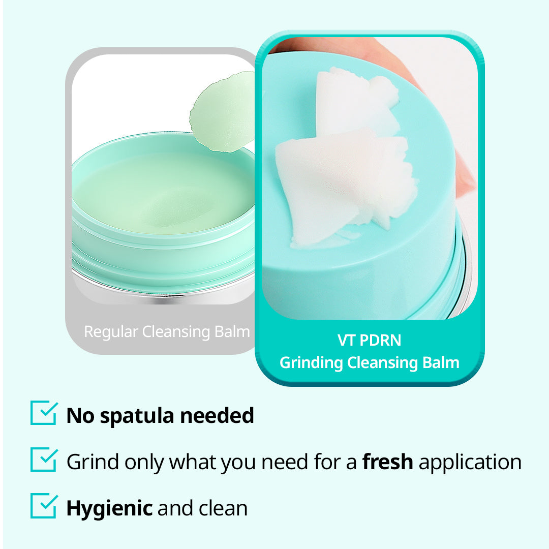 VT Cosmetics PDRN Grinding Cleansing Balm, 50ml - Seoulma-skincare